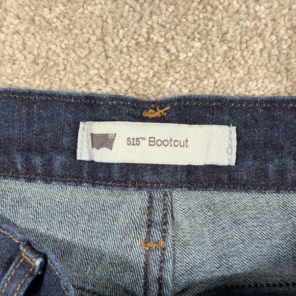 Levis Womens 515 Boot Cut Blue Jeans 31 X 30 (FITS 32 X 29) Western Riding Denim - Picture 5 of 13